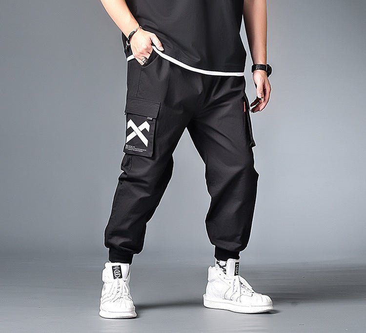 Streetwear Apparel Woven Wall Bag Cargo Pants Plus Size Men's Cotton Pennies - street wear outfits - fashion statement