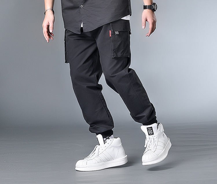 Streetwear Apparel Woven Wall Bag Cargo Pants Plus Size Men's Cotton Pennies - street wear outfits - fashion statement